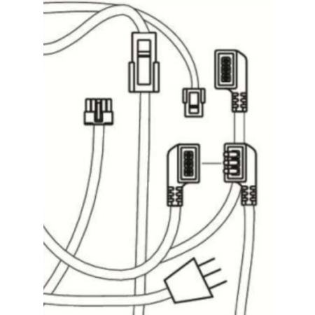 Degļa vadu komplekts (38910240) SUNPN KATILŲ ATSARGINĖS DALYS
