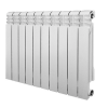 Aliuminio radiatorius Ferroli POL.5 500x18 (su kištukais ir tvirtinimo detalėmis) Aukštos kokybės aliuminio radiatoriai (500 mm atstumas tarp centrų)