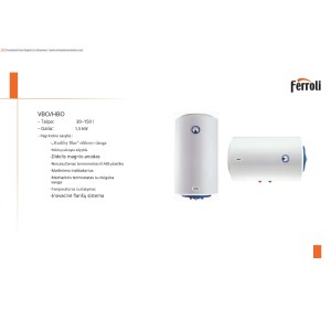 Ferroli VBO30 elektrinis vandens šildytuvas. Photo 3