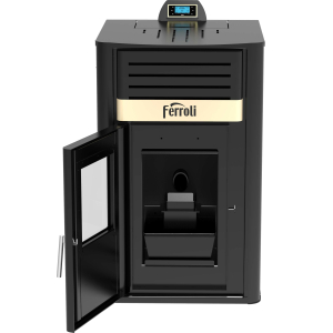 Mirano Pellet PRO 24 granulinis židinys su vandens kontūru. Photo 2